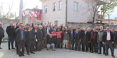 MHP Niğde Milletvekili Adayı Cumali İnce’ye Köylerde İlgi Büyük 